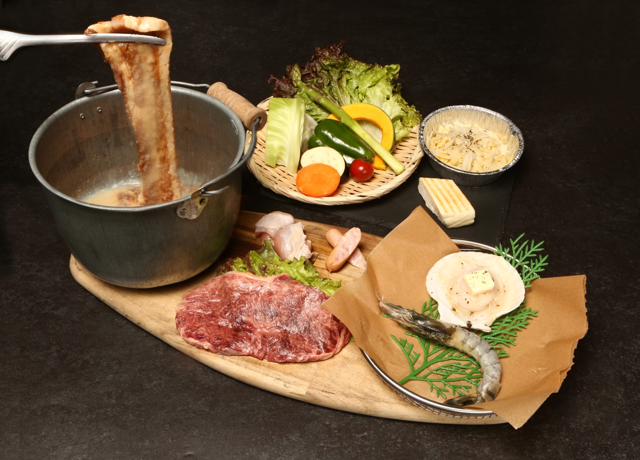 塩ダレ海鮮プレミアムBBQセットD
